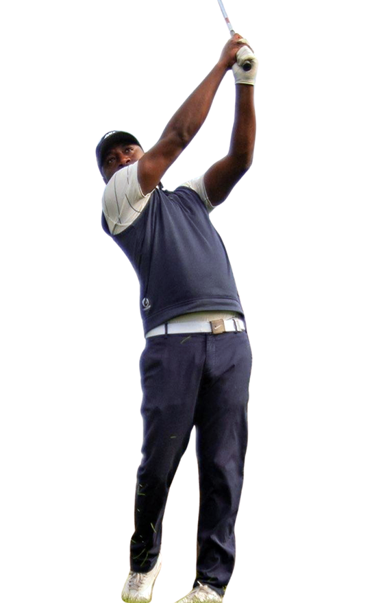 Tarell golfing
